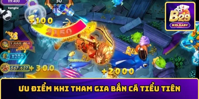 Các ưu điểm vượt trội game săn cá tiểu tiên có được